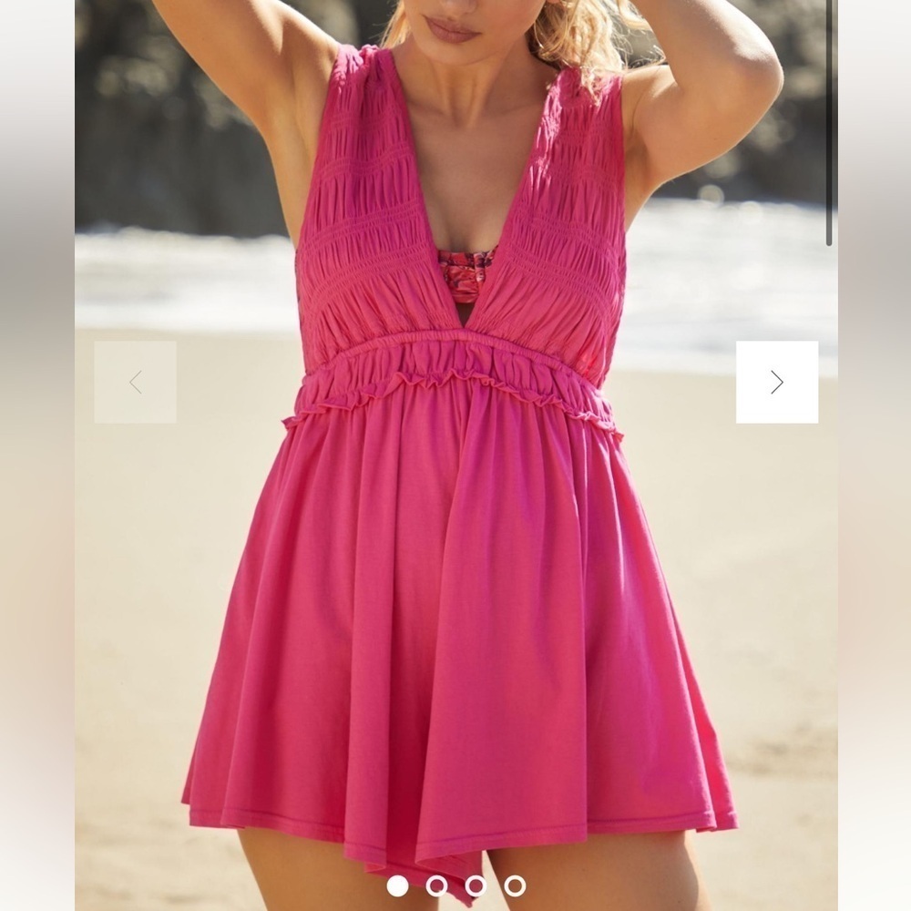 Anthropologie Sleeveless Knit Pink Mini Romper NEW WITH TAGS SIZE XS